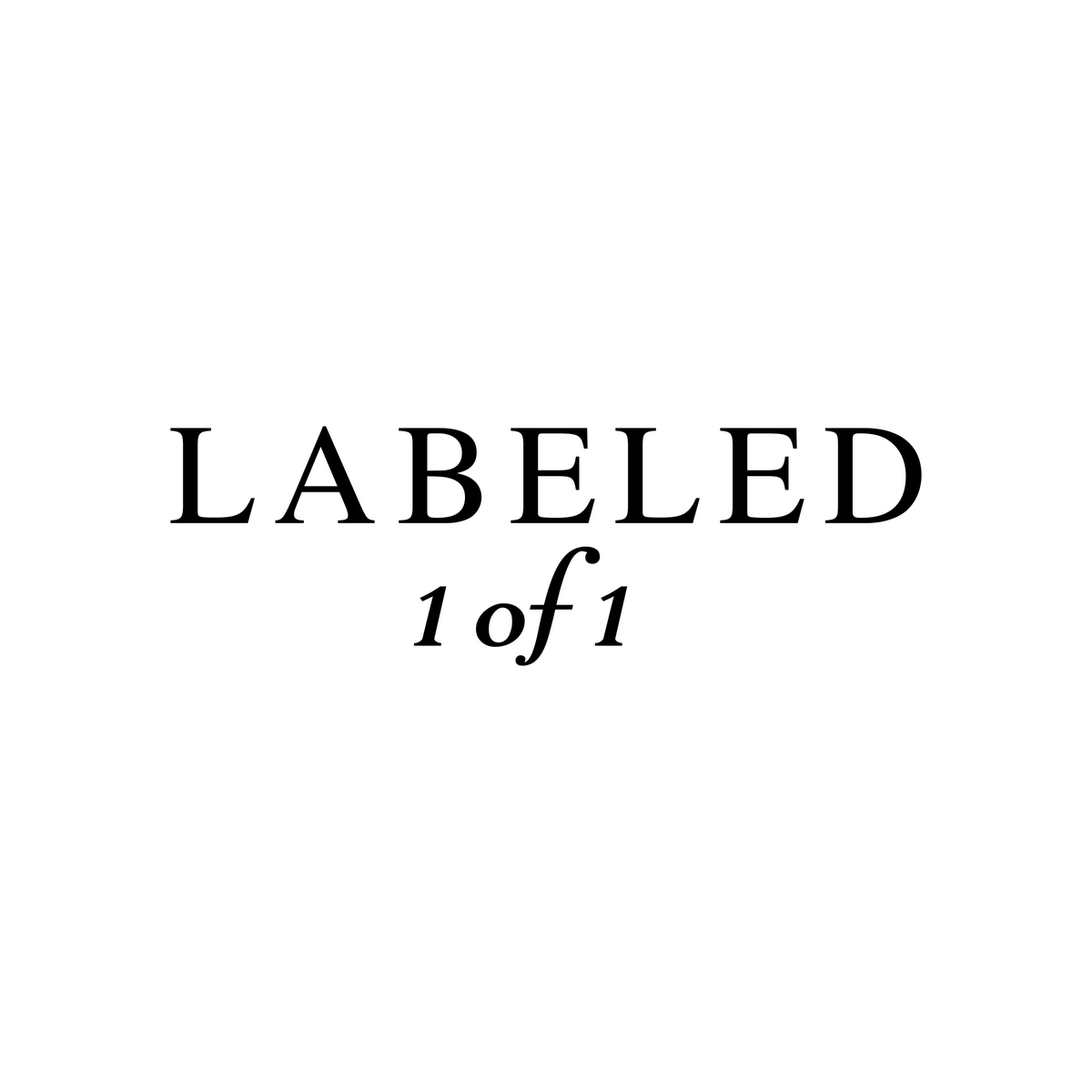 Labeled 1 of 1